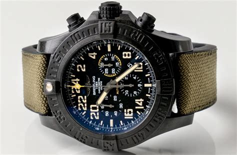 breitling avenger hurricane military automatic men& 39|breitling avenger hurricane 50mm.